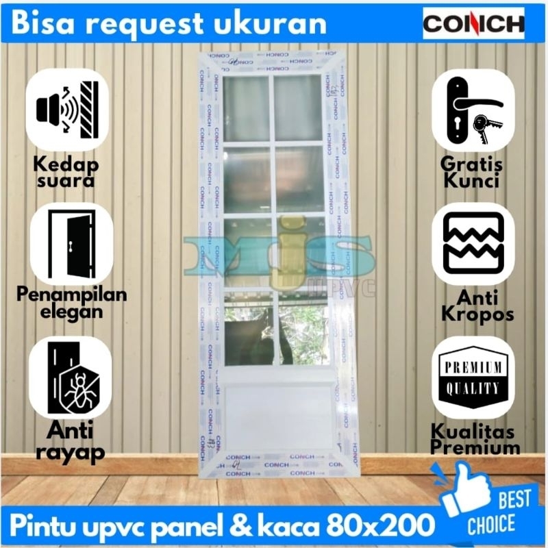 pintu kamar mandi upvc