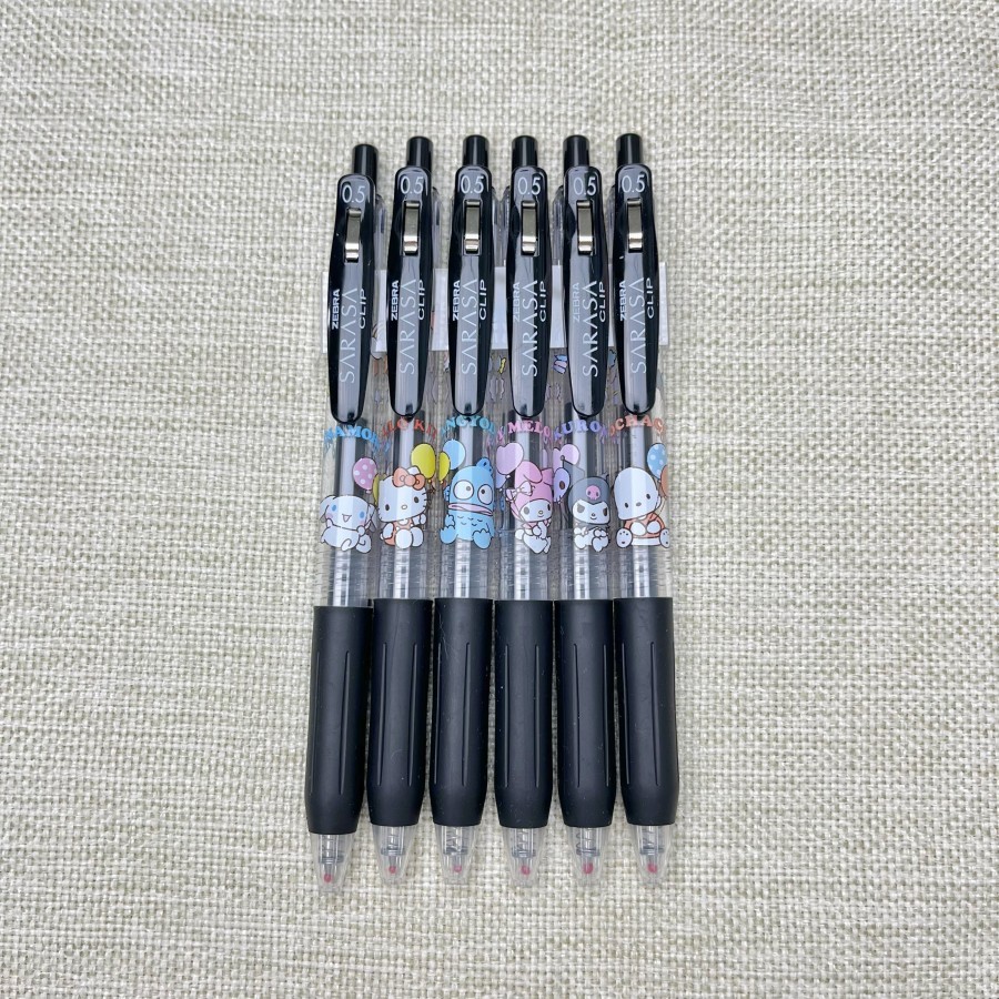 

Zebra Sarasa Sanrio Cinnamoroll Hello Kitty Kuromi Pochacco Gel Ink Pen 0.5mm Pulpen Limited Edition