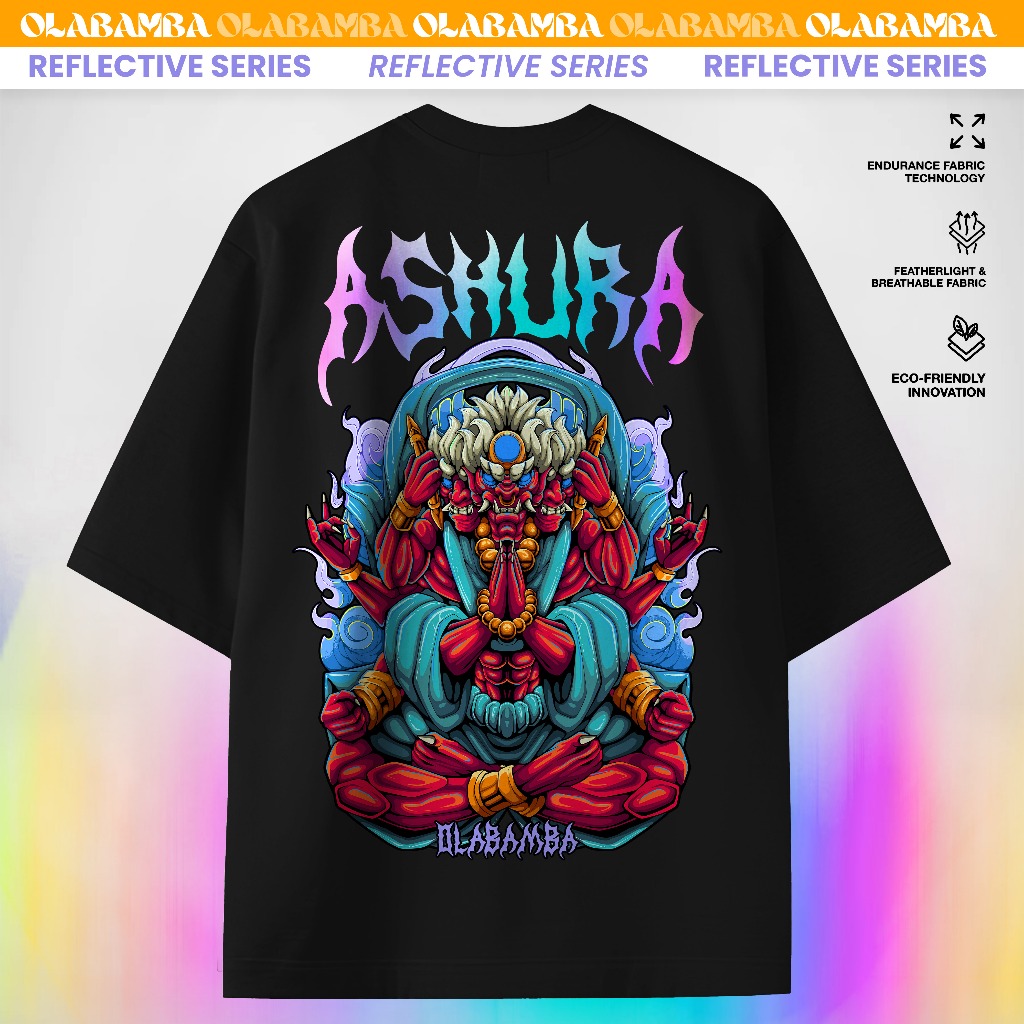 OLBB Kaos Reflektif | Kaos Bwose Nyala | Kaos Distro Oversize | Kaos Glow in the Dark | OV NOLF 1