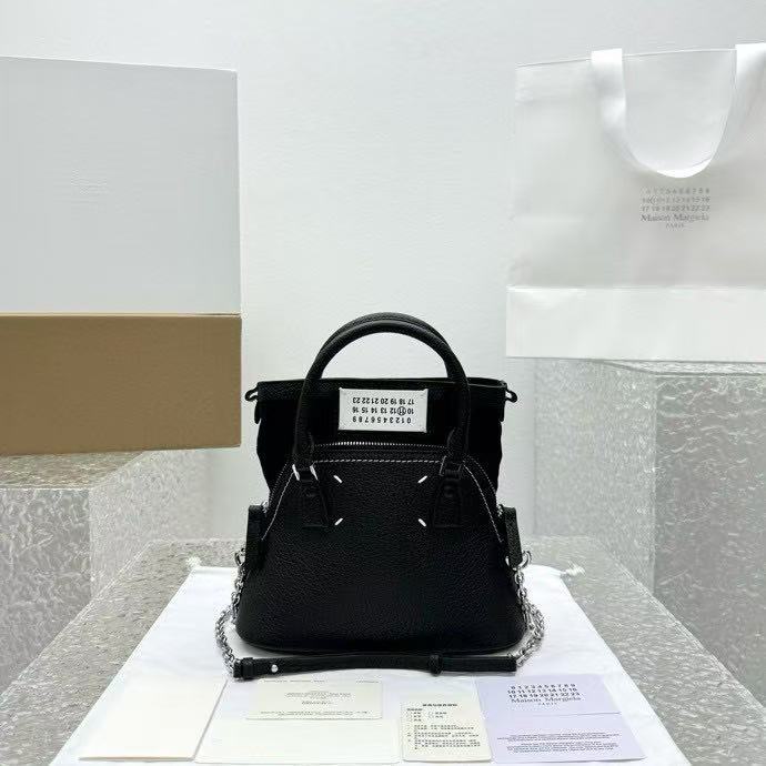 Maison Margiela 5AC Shoulder Handbag Small Black 3388