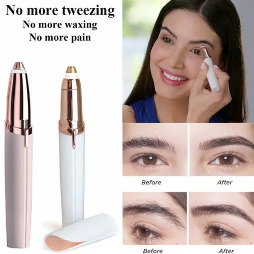 Alat Cukur Alis Elektrik Praktis Menghilangkan Rambut Alis / Eyebrow Trimmer Portable / Mesin Cukur 