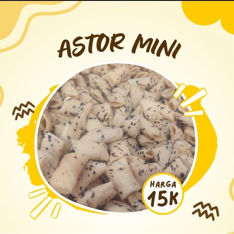 

Snack Kiloan Astor Mini 250g, 500g, 1 kg makassar