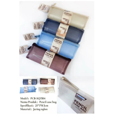 

TBMO SQUEEZY Pencil Case Bag Resleting SQ3504 / Zipper Bag / Tempat Pensil / Tas Pensil Resleting