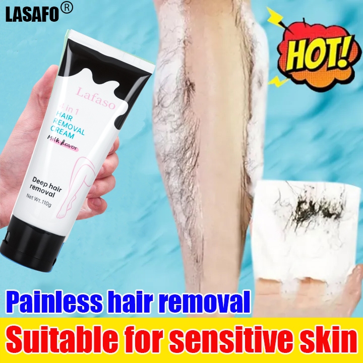 [BPOM] LAFASO Waxing Hair Removal Cream 110g - Krim Perontok Bulu Ketiak Penghilang Bulu Pencabut Bu