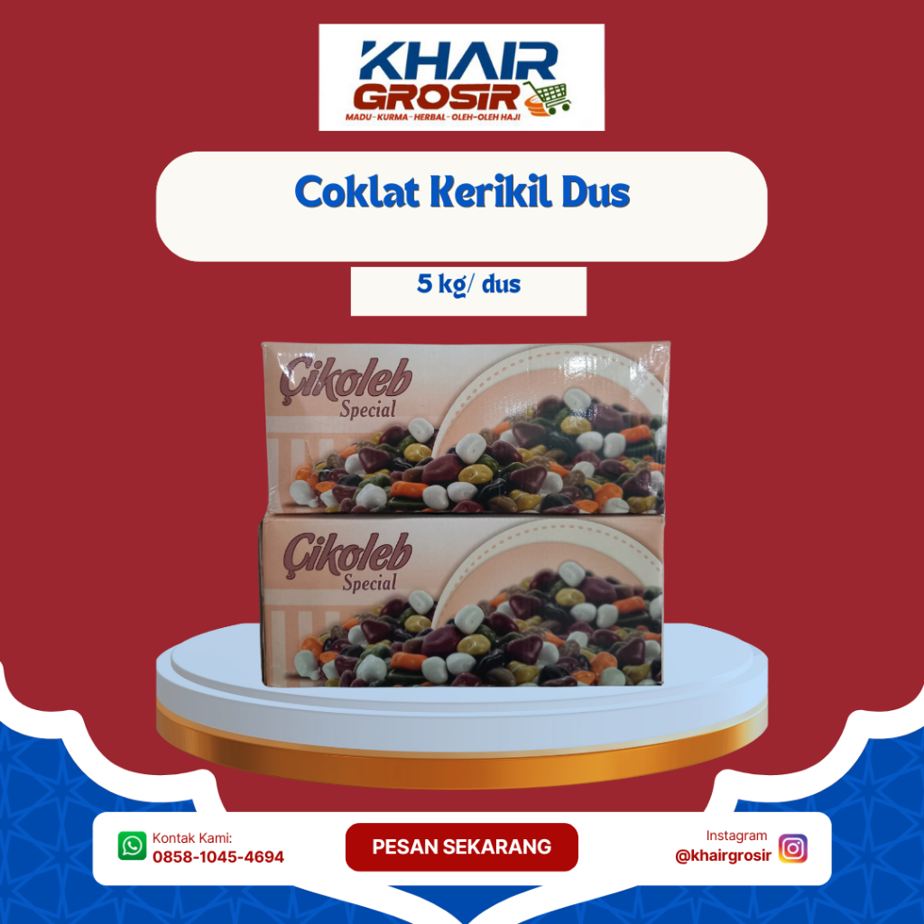 

Coklat Kerikil kecil 1 dus