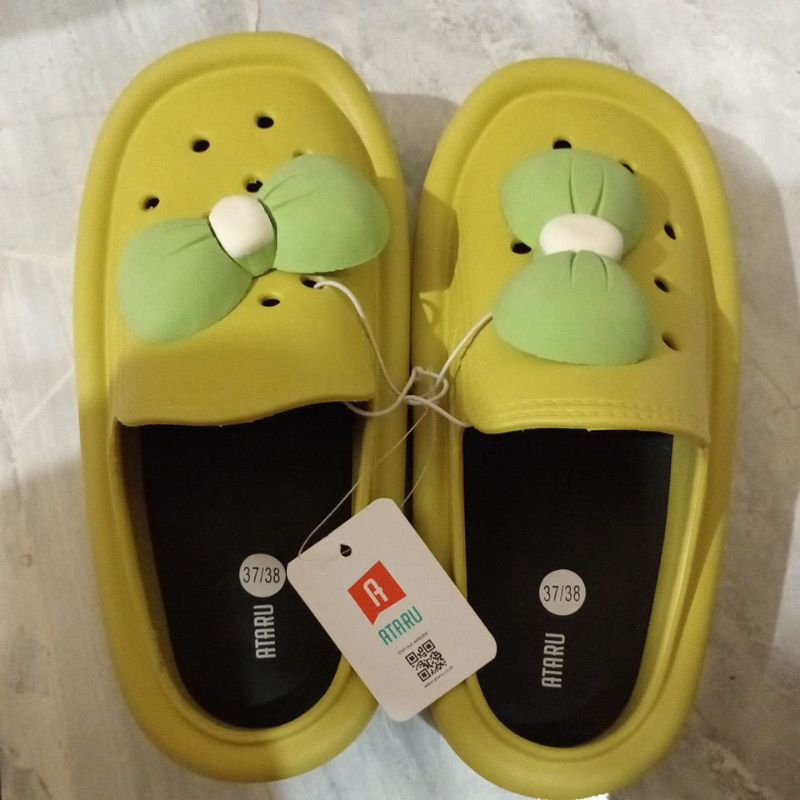 sandal ataru hijau 37 38