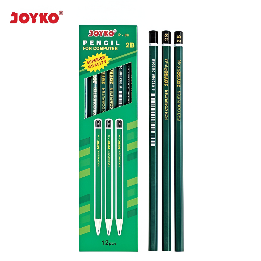 

Pensil 2B Joyko P-88 Hijau (12 Pcs) - Pencil Pensil Joyko P-88 2B 1 BOX 12 PCS