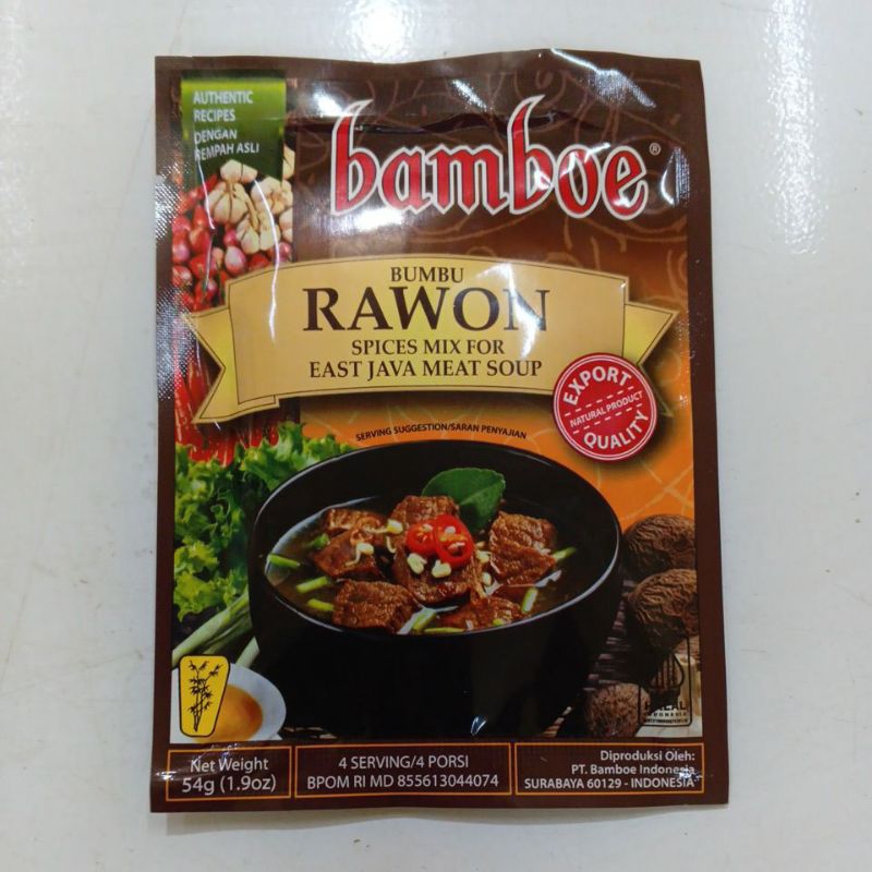 

Bamboe Bumbu Instan Rawon 54g