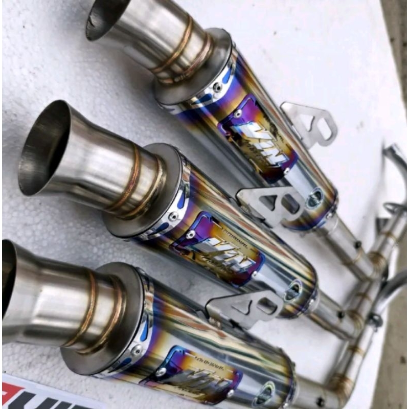 Knalpot SALEMBA CEKLIST corong MEDWICK fullsystem original produk VIN PROJECT motor BEAT VARIO MIO S