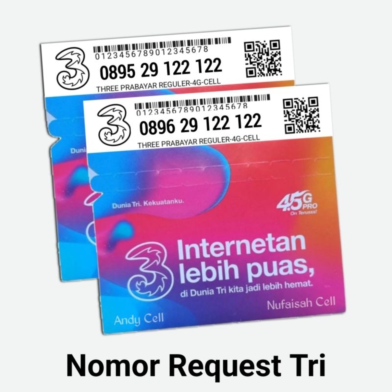 nomor cantik tri REQUEST