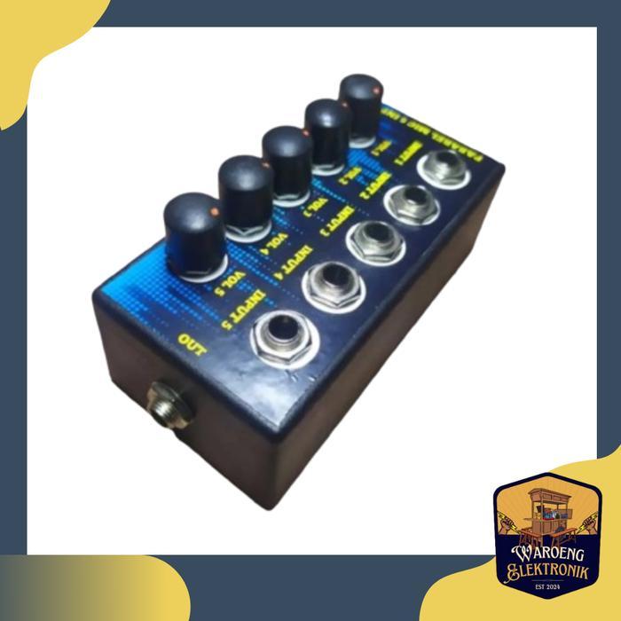 PARAREL MIC 5 INPUT-BLACK/BLUE