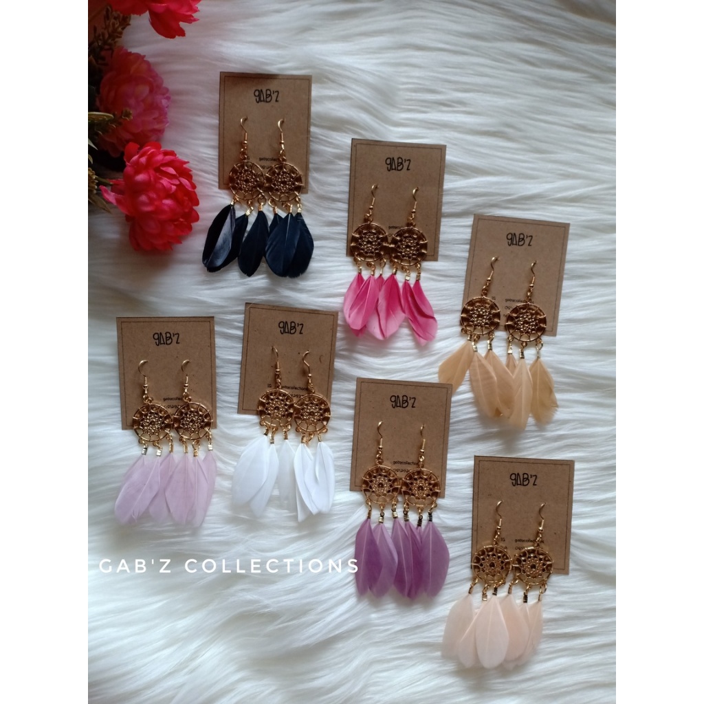 Anting/Earring Panjang Wanita Hijab Bohemian Style  Dream Catcher
