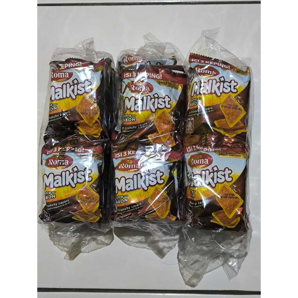 

Roma Malkist Abon 1 Renceng Isi 10 Pcs x 21 Gram