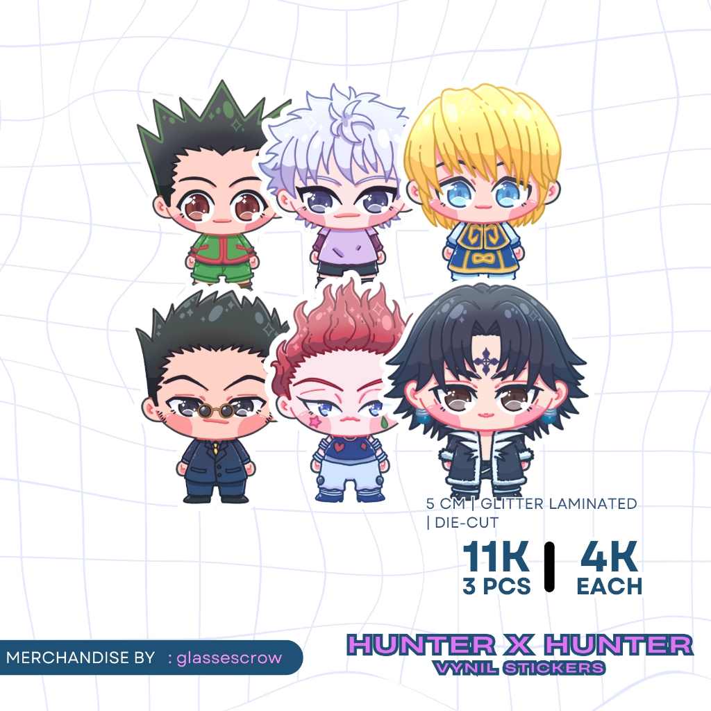 

Sticker Vynil Anime Hunter x Hunter (Baca Deskripsi)