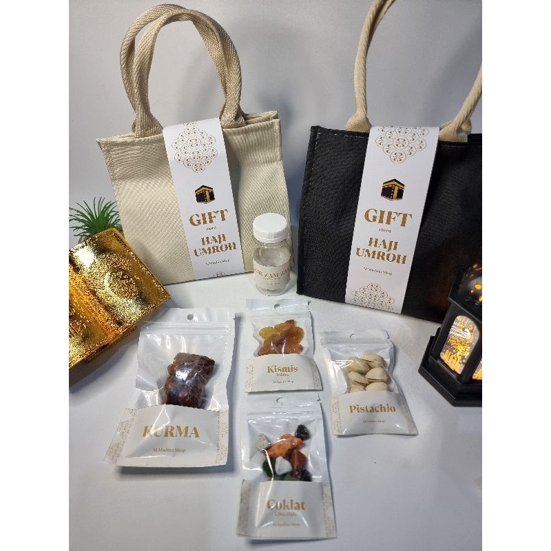 

Paket Hampers | Souvenir Oleh Oleh Haji dan Umroh Tote Bag | Paket Mekah
