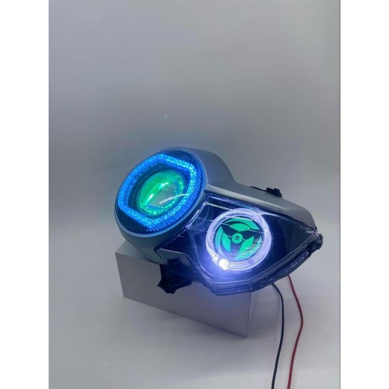 Lampu Depan Honda Tiger Set Biled Gen2 Reflektor Tiger PC Lampu tiger Revo