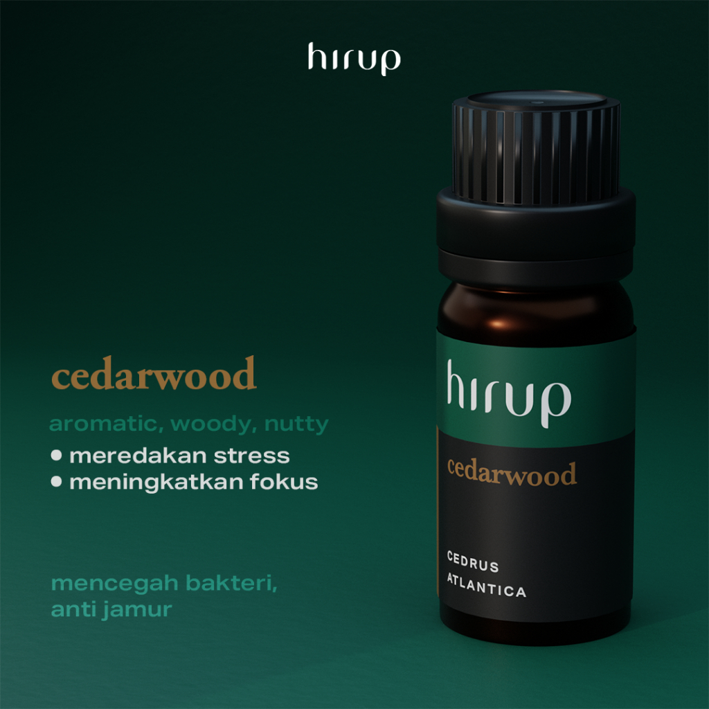 HIRUP 100% ESSENTIAL OIL | CEDAR WOOD | Aromatherapy
