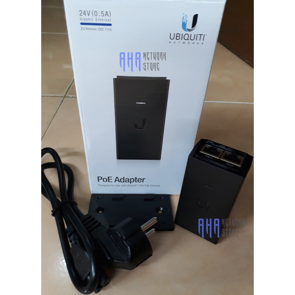 Adaptor POE 24V 0.5A Gigabit UBNT Adaptor POE UBNT 24V 0.5A Gigabit Ubiquiti POE-24-12W-G