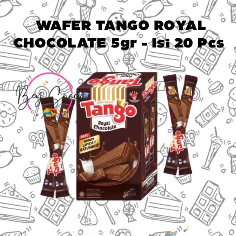 

WAFER TANGO ROYAL CHOCOLATE 5gr - ISI 20 PCS