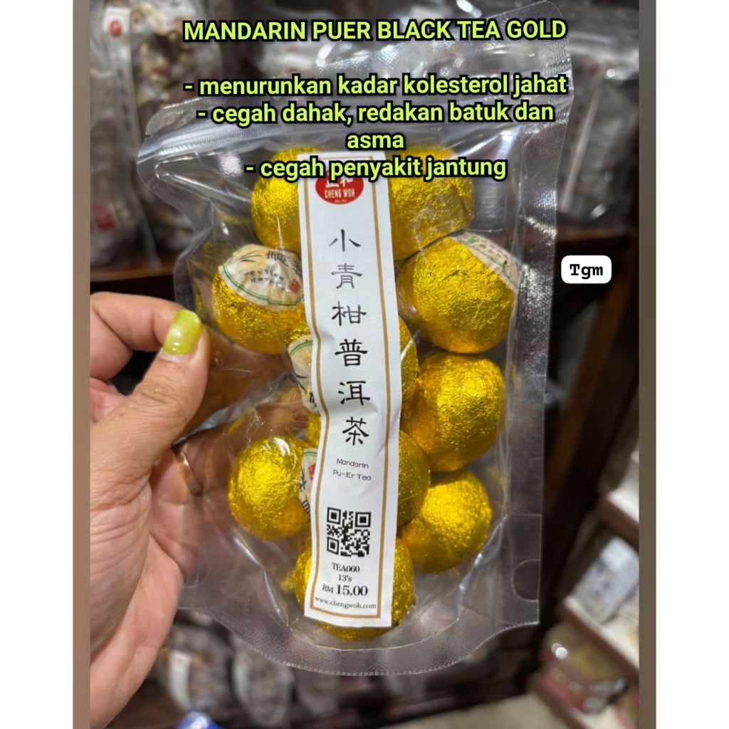 

CHENG WOH MANDARIN PUER BLACK TEA GOLD - jastip penang