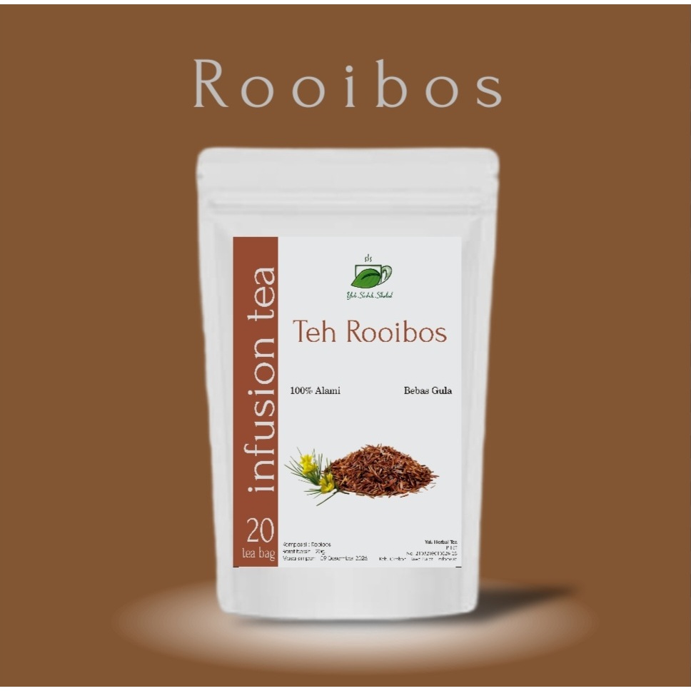 

RED ROOIBOS TEA / TEH ROOIBOS (20 tea bag) teh herbal infusion