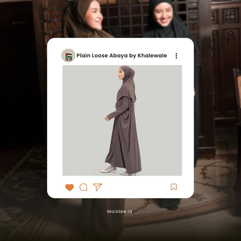 OPEN JASTIP - Plain Loose Abaya by Khalewale