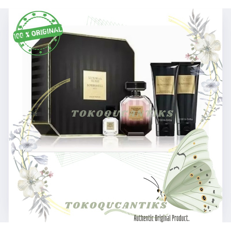 ORIGINAL PARFUM MINYAK WANGI BEST SELLER VICTORIA'S SECRET BOMBSHELL OUD EAU DE PARFUM 50ML GIFT SET