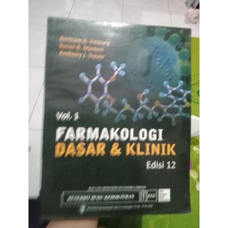 Farmakologi Dasar & Klinik EDISI 12 Vol 1+2 (BEKAS) Bertram G Katzung, MD., PhD