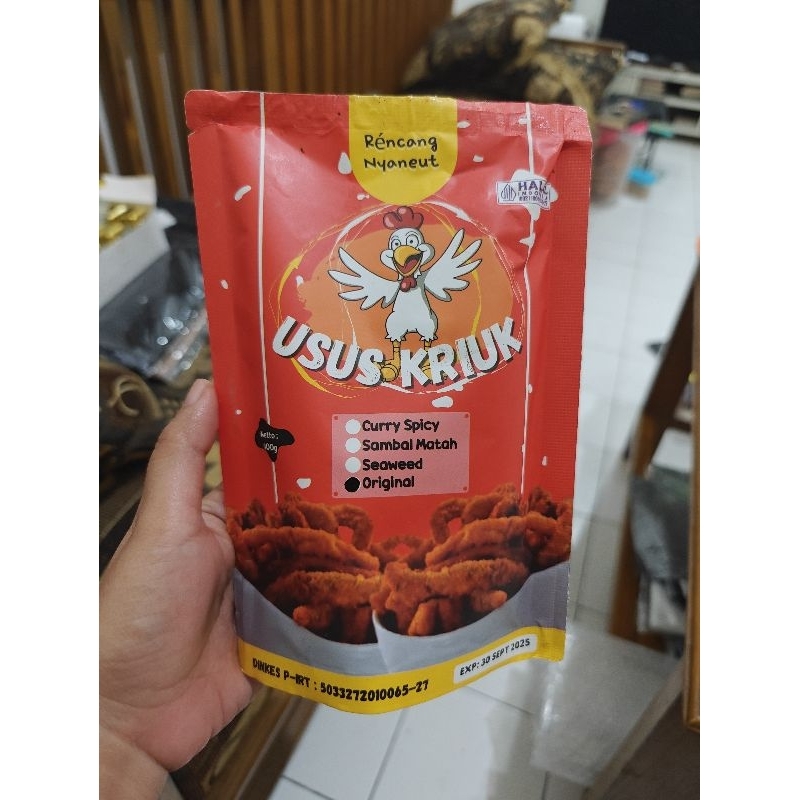

usus kriuk, 4 varian rasa,request rasa di note