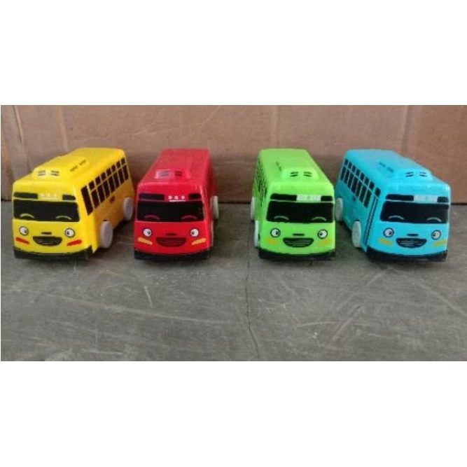 MAINAN MOBIL MOBILAN TAYO BUS ISI 4 PCS MAINAN BUS TAYO / Mainan mobil mobilan bus tayo