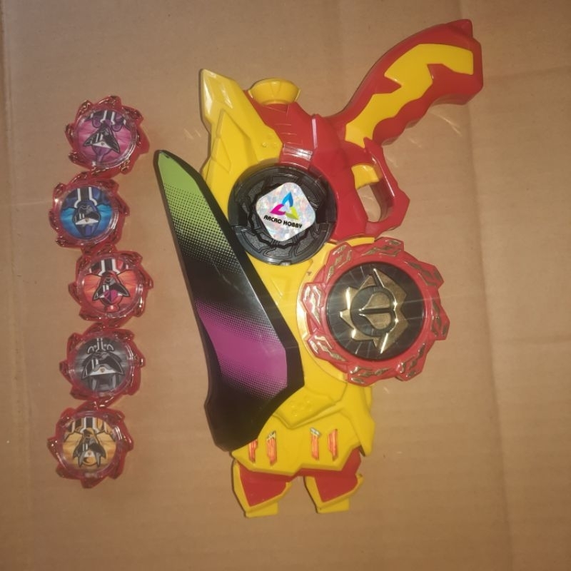 Bandai DX Donblaster, Don Buckle Belt, Zangura/Zanglass Sword Loose [Sentai Donbrothers]