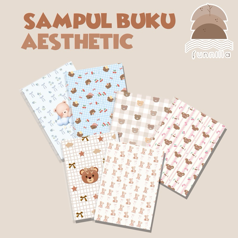 

FUNNILLA.co | Sampul buku aesthetic | Sampul buku lucu | sampul teddy bear