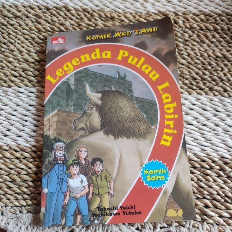 KOMIK AKU TAHU LEGENDA PULAU LABIRIN - TAKASHI YOICHI Original