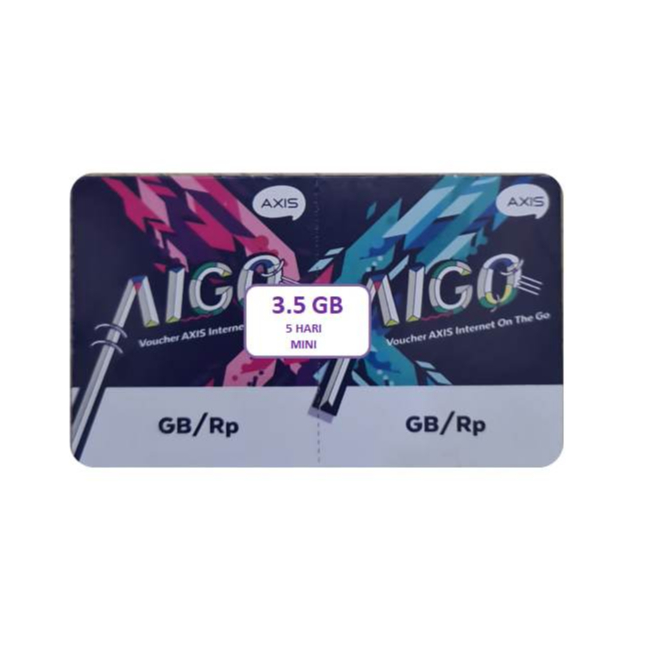 Voucher AXIS Mini 3.5 GB 5 Hari
