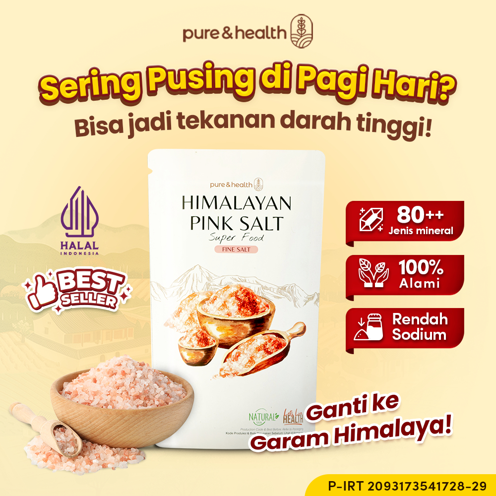 

Garam Himalaya 1 kg Bantu Jaga Tekanan Darah - Garam Kaya Mineral untuk Bumbu Dapur