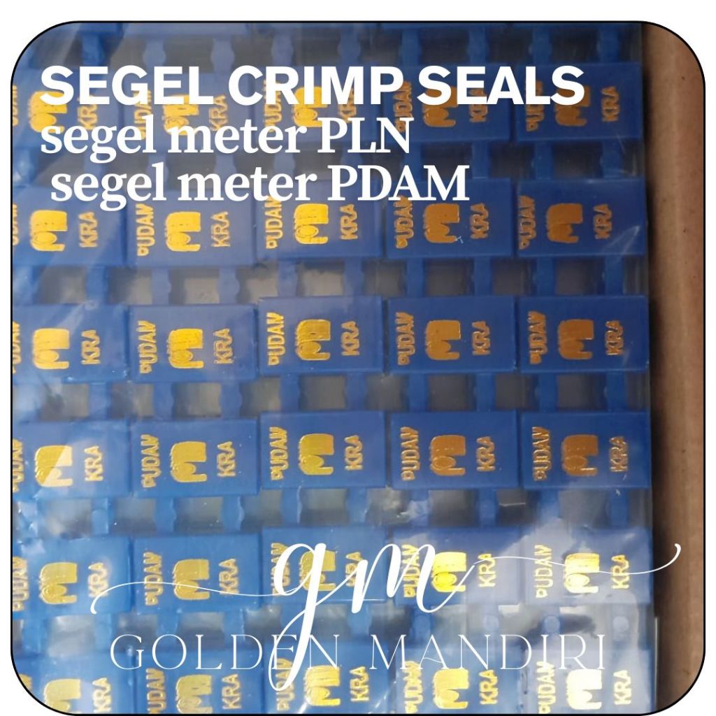 Segel Plastik Crimp Seal, Segel Meter PDAM, Segel Token PLN