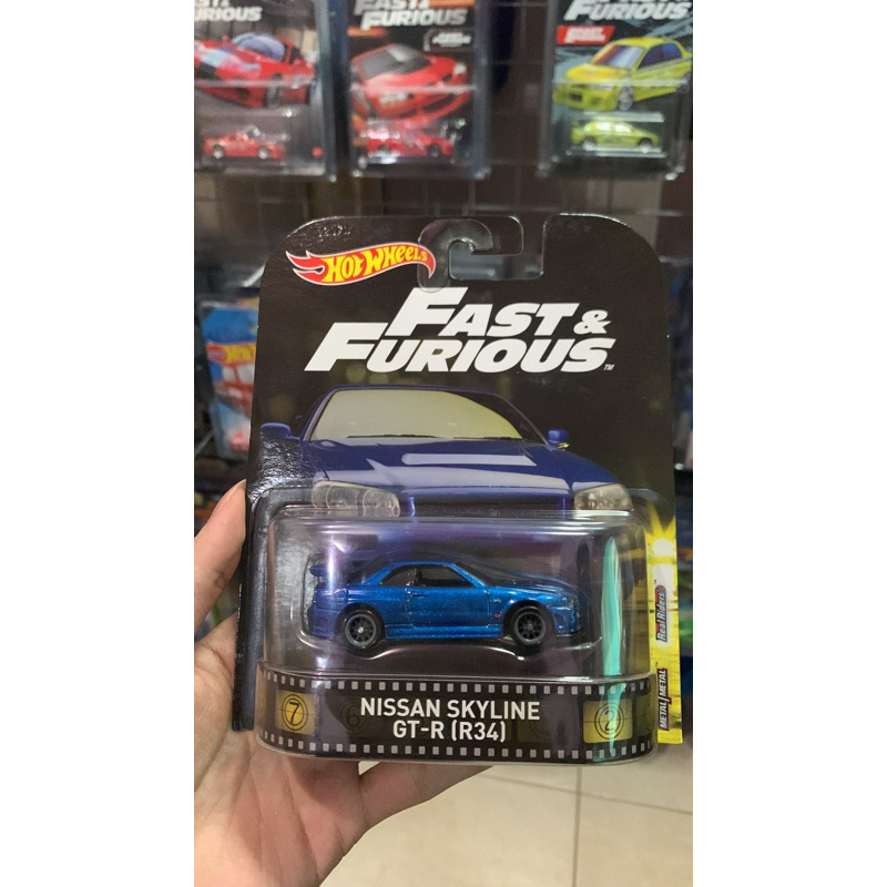 Hotwheels R34 Retro Card (Pelunasan)
