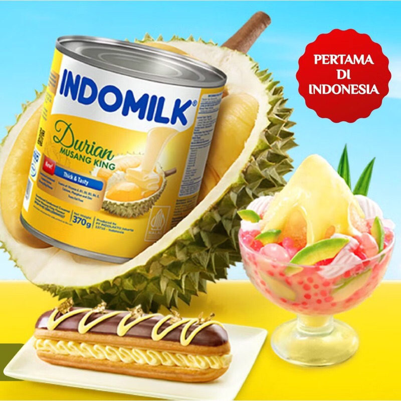 

Indomilk Krimer Kental Manis Rasa Durian Musang King 370g Susu Kental Manis
