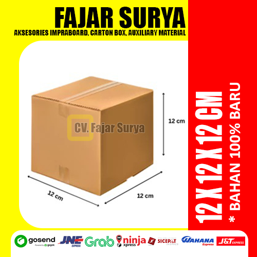 

Karton Box Murah Berkualitas Bekasi (12x12x12cm) Bahan Baru 100%