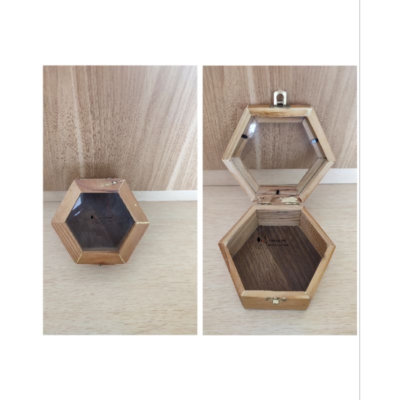 Mahar Kayu / Kotak Cincin / Kotak Cincin Akrilik