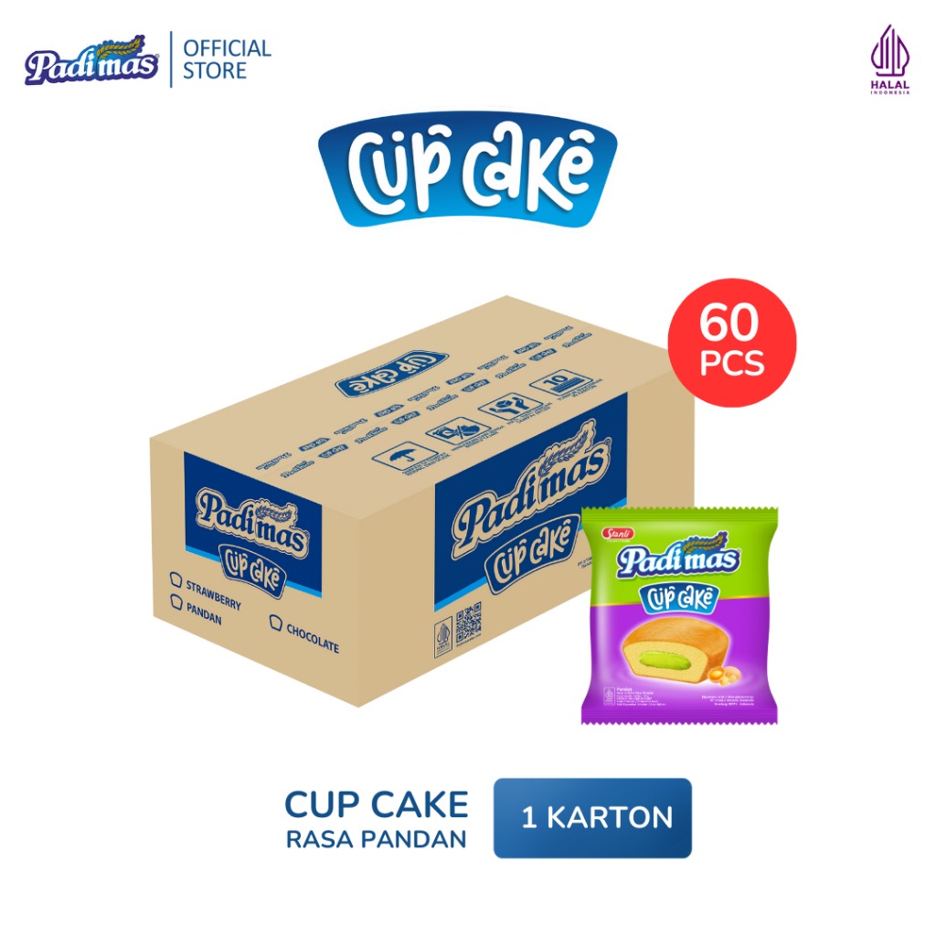 

Cup Cake Padimas Pandan Karton