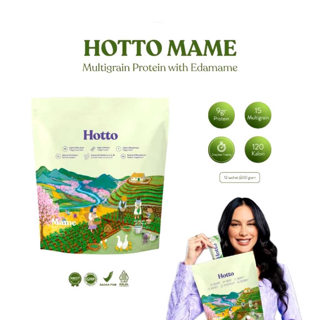 

Hotto Mame 1 Pouch (12 Sachet) Original Edamame