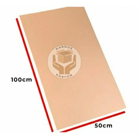 

Kardus Karton Lembaran Single Wall 100x50 Cm Sheet Polos / Kardus Lembaran