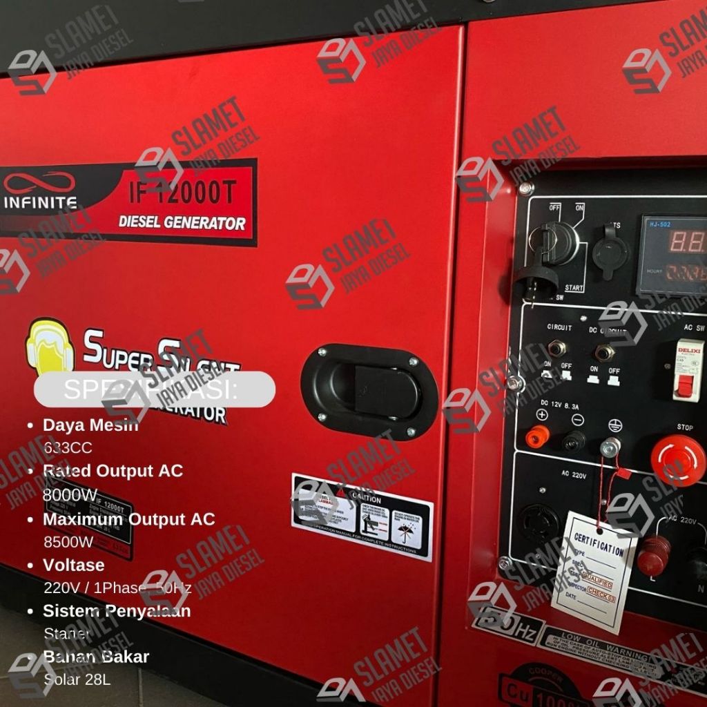 Genset Silent Infinite IF12000T - 8500Watt