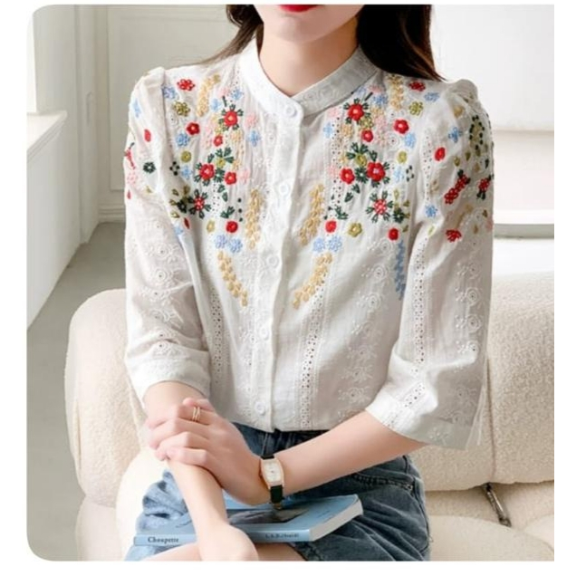 JYACOLECTION-KEMEJA WNITA IMPORT-BLUS WANITA TERBARU-BLOUSE BANGKOK-KEMEJA KERJA