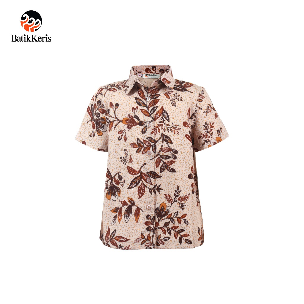 Batik Keris Blouse Batik Anak Lengan Pendek Keris Kusumo Arum