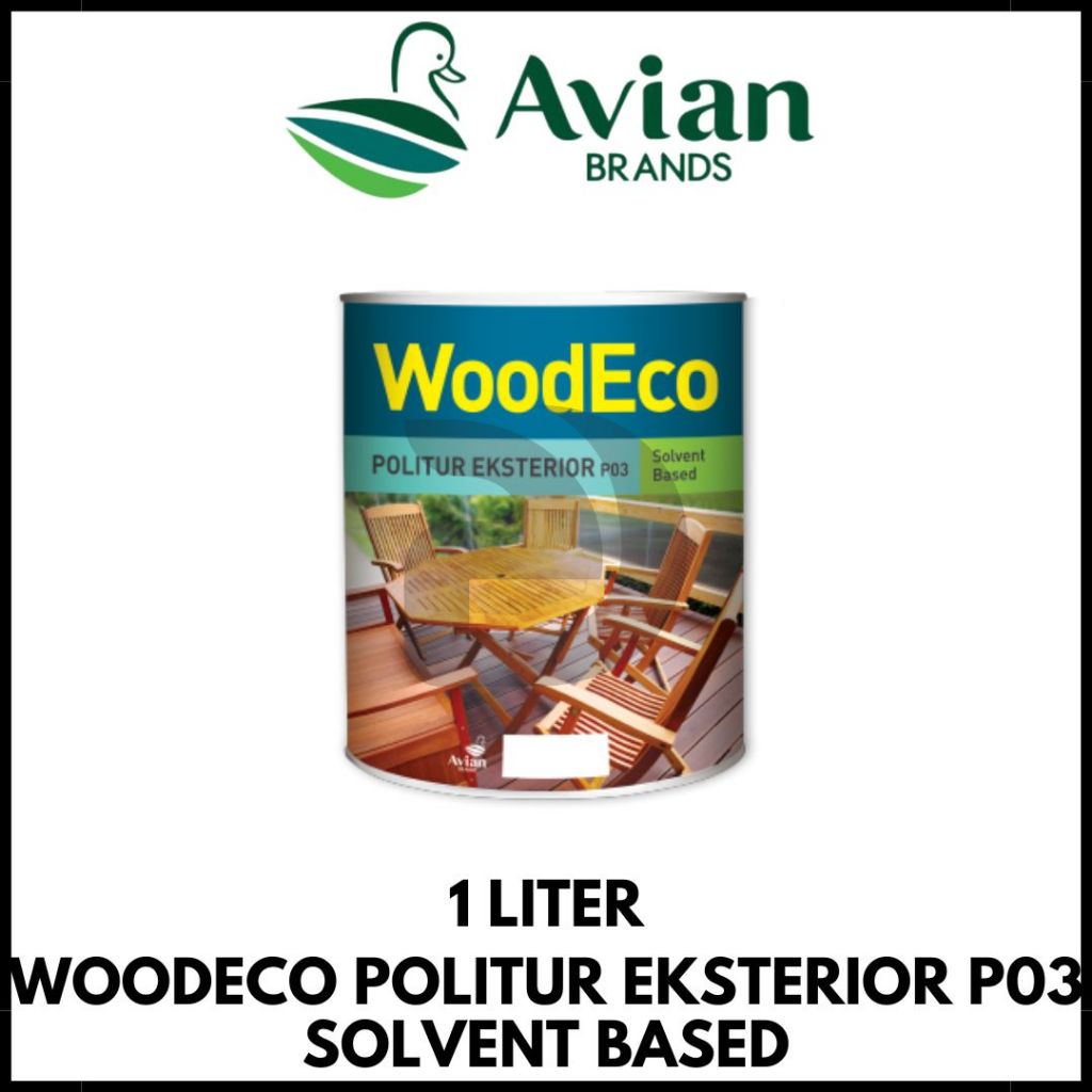 Wood-Eco Woodstain Politur Eksterior P03 - 1 L