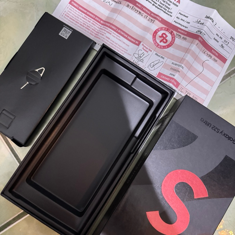 samsung s22 ultra 12/256gb preloved second