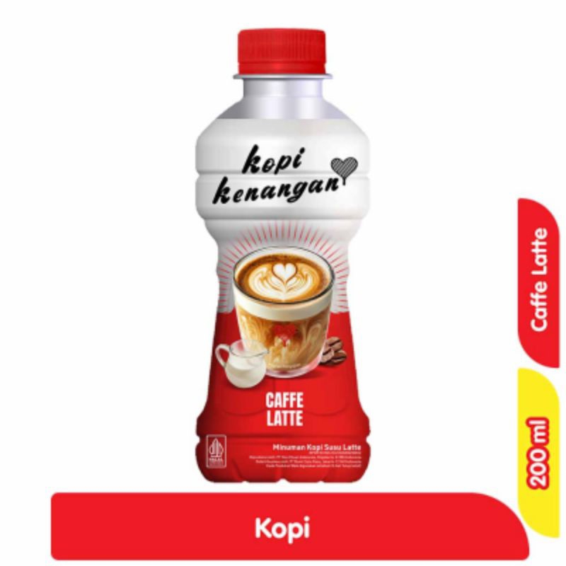 

Kopi Kenangan Hanya Untukmu Caffe Latte 220 ml ( 1 Dus )
