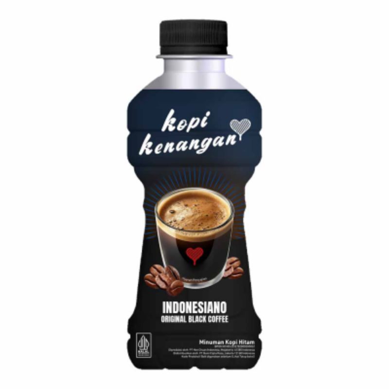 

Kopi Kenangan Hanya Untukmu Indonesiano Kopi Hitam Original Pet 220 ml ( 1 Dus )